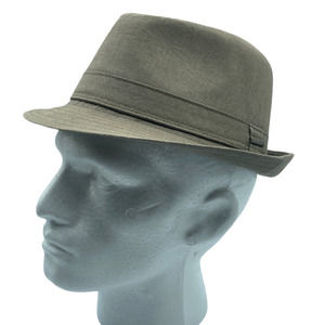 Stetson All American Fedora Hat Adult Large 100% Cotton Brown